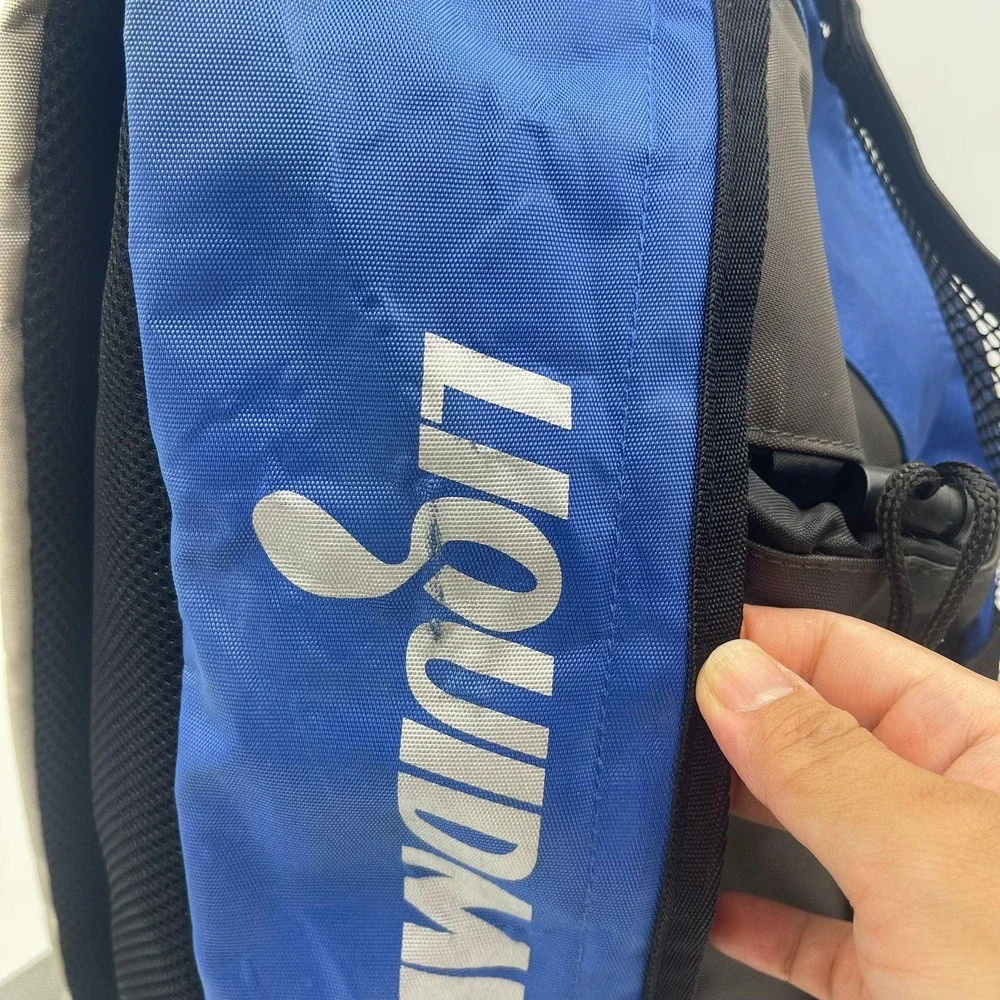 HEAD LiquidMetal Backpack Blue‎ Black Gray Multi-Pocket School Tennis Rocquet